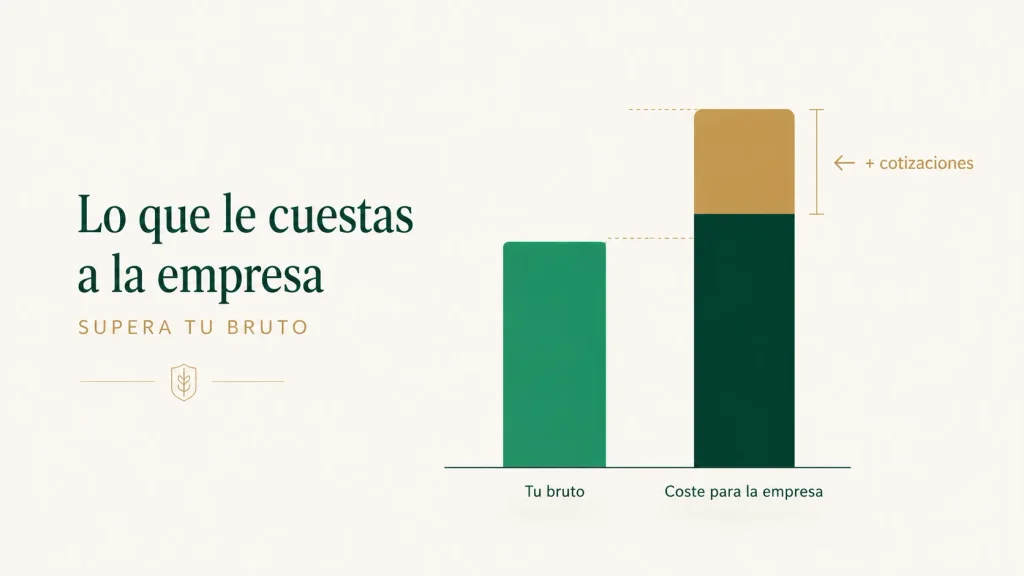El coste de un trabajador para la empresa es mayor que su salario bruto