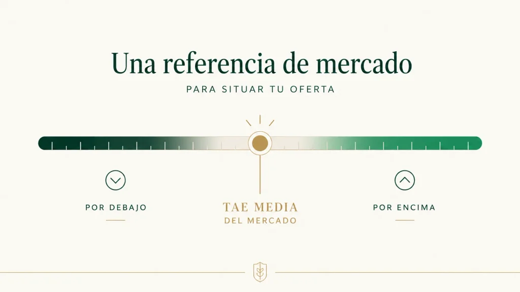 La TAE media del crédito al consumo sirve de referencia para comparar ofertas